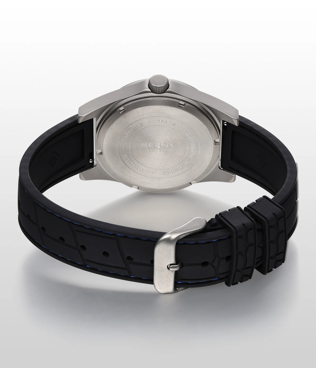 BERNY Full Titanium Automatic Men Watch Super Luminous Mechanical Wristwatch with 10ATM Waterproof Sapphire ST1731 Men Watches