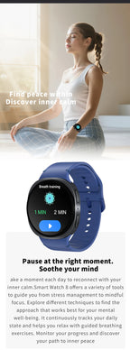 2025 New Smart Watch Series 8   Ultra-thin 1.46 inch Sport Watch Compass IP68 Waterproof Display Bluetooth Call GPS Smart Watch