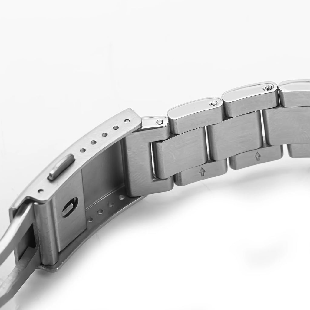 WISHDOIT Men's Automatic Dive Watch With Ocean Blue And White Ripple Dial 8215 Movement Sapphire Glass Mirror