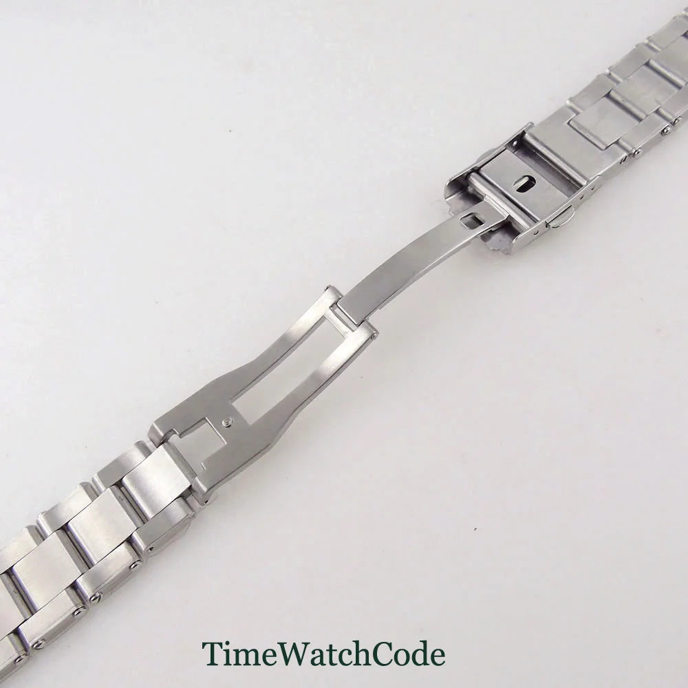 100m Waterproof NH35AA Movement Automatic Men's Watch Mechanical Double Domed Sapphire Rotating Bezel Luminous 316L Bracelet