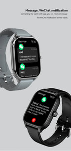 2025 New Smart Watch Men Women Gifts 2.01'' Full Touch Screen Sport Fitness Tracker Smartwatch Men BT Calls Digital smarthwhatch