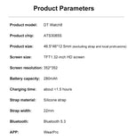 Smart Watch 8 Classic Men HD Display Screen  Bluetooth Call Sports Fitness Waterproof Watch SmartWatch 1.32-inch Android IOS New