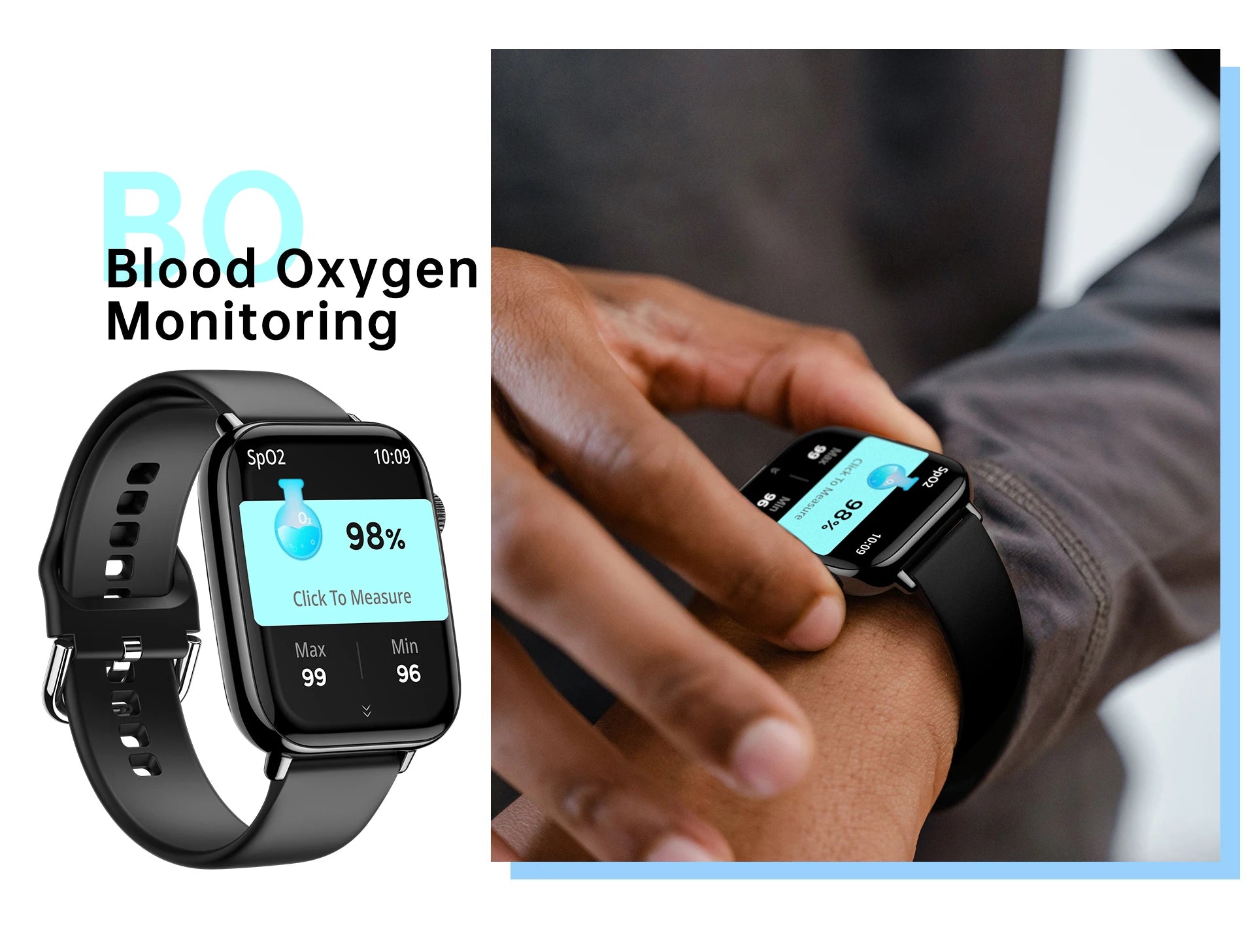 Smart Watch for Men Women 1.91" Large HD Display Waterproof 100+ Sport Modes Fitness Tracker Junior Watches for Android iPhone