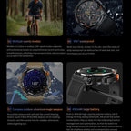 2023 New Men's Smart Watch 360 * 360 HD Touch Screen Sports Waterproof Smartwatch Health Monitoring Bluetooth Call Smart Watches