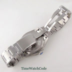 100m Waterproof NH35AA Movement Automatic Men's Watch Mechanical Double Domed Sapphire Rotating Bezel Luminous 316L Bracelet