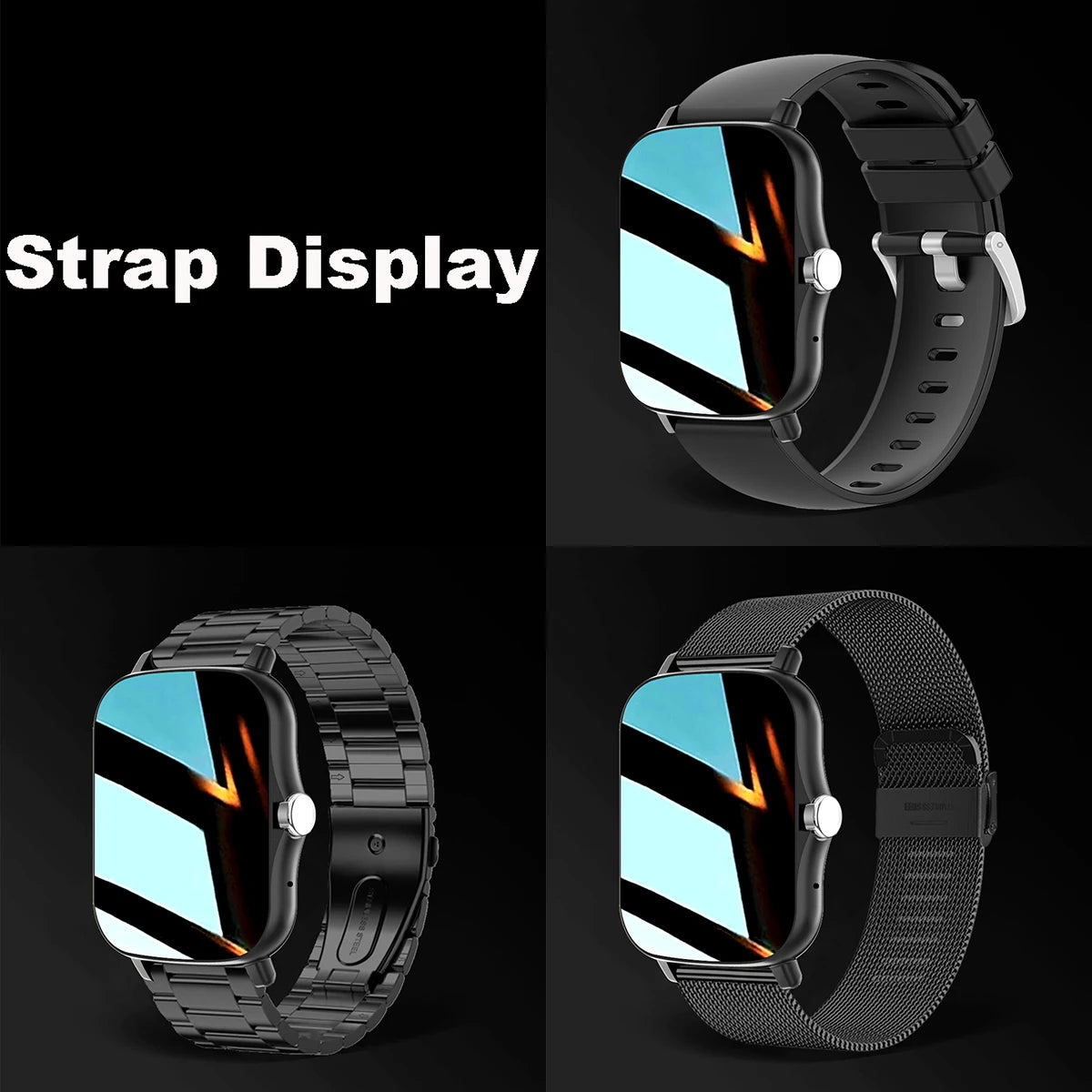 2025 Smart Watch 2.01‘’ Full Touch Amoled BT Call Sport Waterproof Watches Heart Rate Blood Pressure SmartWatch for Men Women