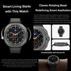 Smart Watch 8 Classic Men HD Display Screen  Bluetooth Call Sports Fitness Waterproof Watch SmartWatch 1.32-inch Android IOS New