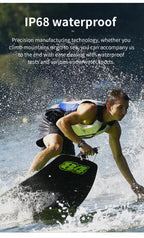 Smart Watch 2.01'' AMOLED Curved Screen IP68 Waterproof Bluetooth 5.3 Call AI Vioce Assistant Fitness Smartwatch for Men