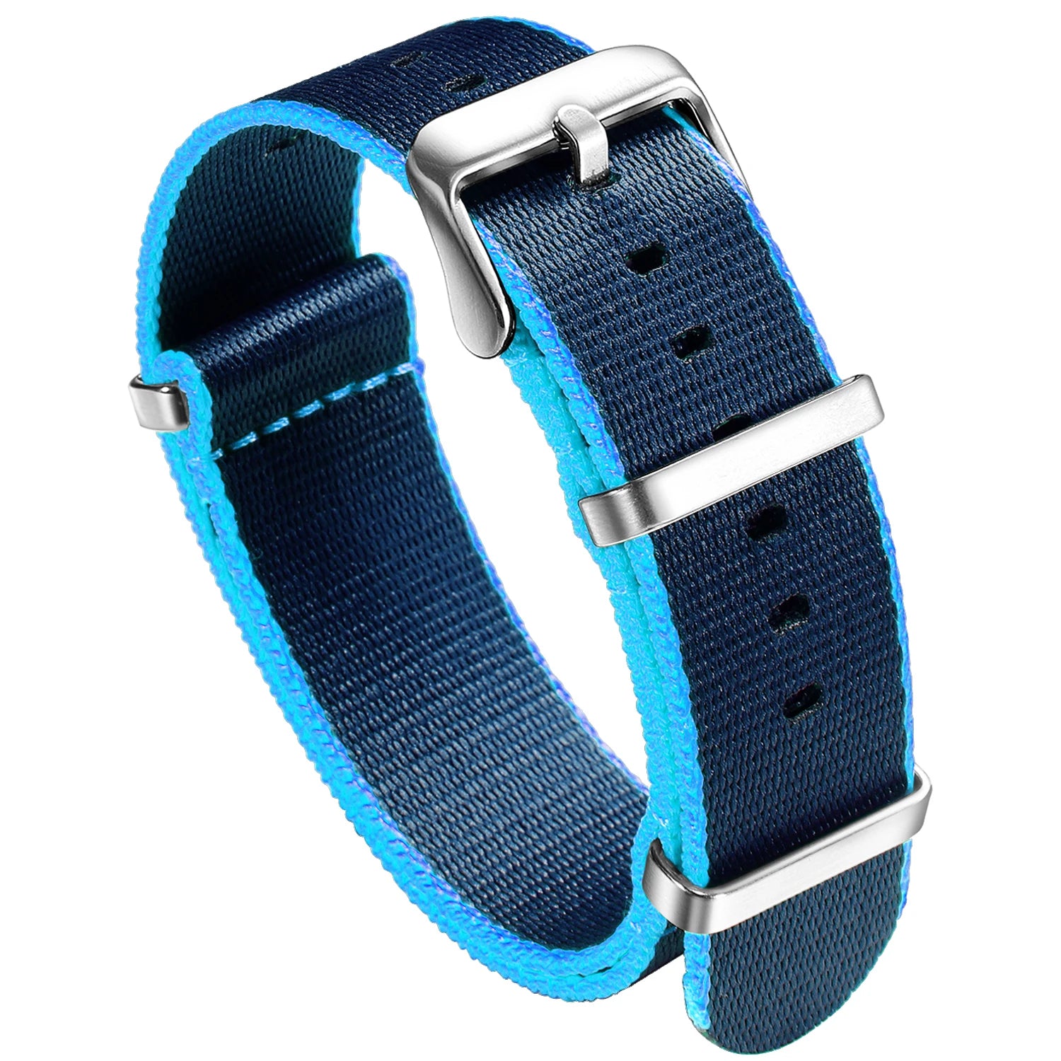 Nylon Watch Band 20mm 22mm Comfortable Watch Straps Loop Military Washable Blet for Men Watchbands