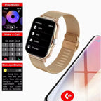 2025 Smart Watch 2.01‘’ Full Touch Amoled BT Call Sport Waterproof Watches Heart Rate Blood Pressure SmartWatch for Men Women