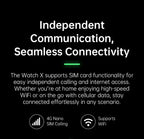 Smart Watch X 1.9'' Display IP67 Washable 2MP Camera 4G Android Watch