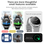 2025 New S4 Ultra Outdoor Sport Smart Watch Men AMOLED HD Screen NFC GPS Compass Heart rate Waterproof Bluetooth Call SmartWatch