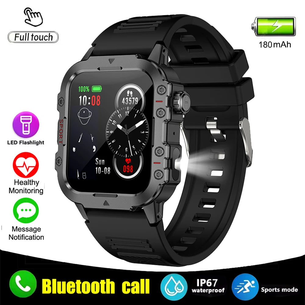 2025 New Smart Watch Android Phone 1.44 Inch Color Screen Bluetooth Call Blood Oxygen/Pressure Monitoring Smart Watch Women Men
