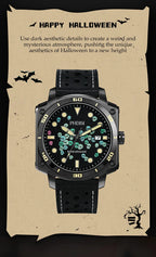 Men's Watch Halloween Theme Sapphire Glass Fully Automatic Movement Luminous Mechanical Watch