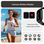 Smart Watches For Man Woman Bluetooth Call Music Fitness Tracker Sport With Waterproof Pedometer Information Alerts Smartwatch