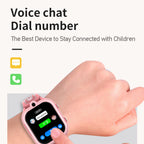 VALDUS 2025 New DF91 Children Smartwatch 8GB Memory WIFI GPS Positioning SOS SIM Card 30W Camera App Store Video Call Kids Watch