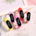 Kawaii Smart Watch For Kids Fashion Outdoor Waterproof Sports Kids' Watches Boy Girls Digital Watches Silicone montre enfant