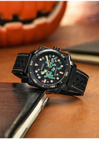 Men's Watch Halloween Theme Sapphire Glass Fully Automatic Movement Luminous Mechanical Watch