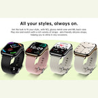 Smart Watch for Men Women 1.91" Large HD Display Waterproof 100+ Sport Modes Fitness Tracker Junior Watches for Android iPhone