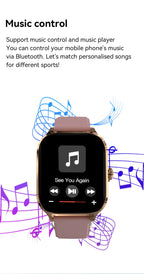 2025 New Smart Watch Men Women Gifts 2.01'' Full Touch Screen Sport Fitness Tracker Smartwatch Men BT Calls Digital smarthwhatch