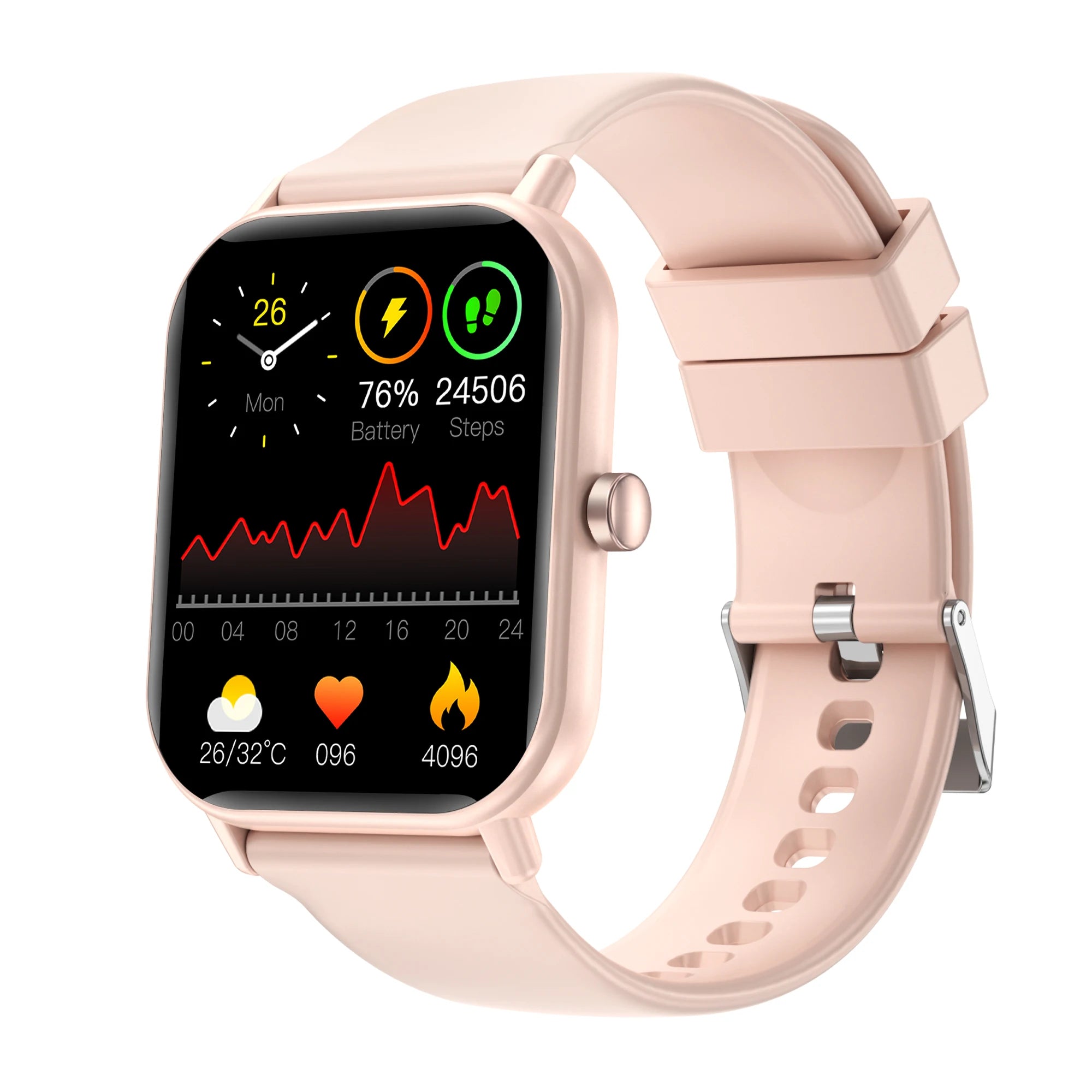 Kids Watch Sport HD Screen Kids Smart Watch With Silicone Strap Waterproof Electronic Wristwatch For Boys Girls Children's Gift