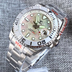 40mm 200M Water Resistence Selfwinding Watch for Men NH35A Movement Mother of Pear Dial Ceramic Insert 316L Band 120click Bezel