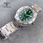 Business 40mm Men's Stainless Steel NH35 Automatic Wristwatch Sapphire Date Dress Mechanical Watches Luminous Self-winding