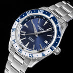 SEESTERN Men of Watch Office GMT Automatic NH34 Movement Sapphire Glass Bezel 20bar Waterproof Diver Mechanical Wristwatch S456