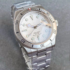 100m Waterproof NH35AA Movement Automatic Men's Watch Mechanical Double Domed Sapphire Rotating Bezel Luminous 316L Bracelet