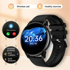Smartwatch 2025 Round AMOLED Display Bluetooth relojes para hombres Wireless Smart Watches Man Woman NEW For iPhone Android