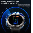 Smart Watch For Men, Smartwatch With Wireless Calling, LED Lighting, Outdoor Sports Watch With Compass For iPhone&Android Phone