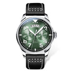 BORMAN BM3851 Mens Automatic Watches Panda 42mm Mechanical Wristwatch Waterproof Luminous Sapphire Miyota 9122 Week Date Month