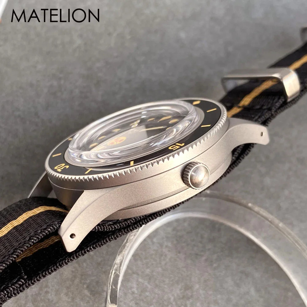 New 50 Fathoms NH35A Automatic Watch for Men Diving Swimming Sandblasting Luminous Bubble Sapphire Glass 200m Waterproof 40mm