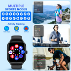 Smart Watches For Man Woman Bluetooth Call Music Fitness Tracker Sport With Waterproof Pedometer Information Alerts Smartwatch