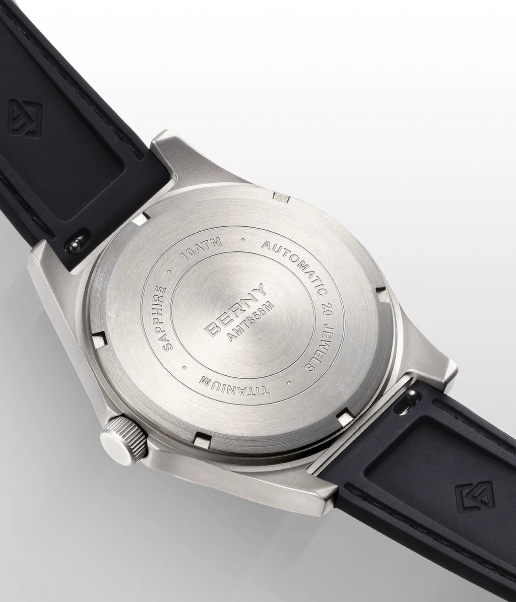 BERNY Full Titanium Automatic Men Watch Super Luminous Mechanical Wristwatch with 10ATM Waterproof Sapphire ST1731 Men Watches