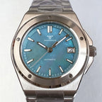 Tandorio Light Blue Mother of Pearl 40mm Sapphire Crystal Glass 100m Waterproof Japan NH35A Automatic Men Mechanical watch