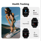 Smart Watches For Man Woman Bluetooth Call Music Fitness Tracker Sport With Waterproof Pedometer Information Alerts Smartwatch