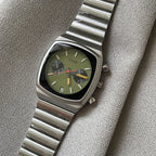 Man sports high-end Square watch for men high quality quartz new in men's watches luxury brand stainless steel strap Men gift