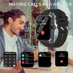 2024 Smart Watch For Men Women Gift Full Touch Screen Sports Fitness Watches Bluetooth Calls Digital Smartwatch Wristwatch