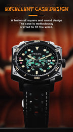 Men's Watch Halloween Theme Sapphire Glass Fully Automatic Movement Luminous Mechanical Watch